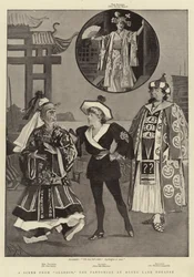 Drury Lane Theaterのパントマイム、アラジンのシーン